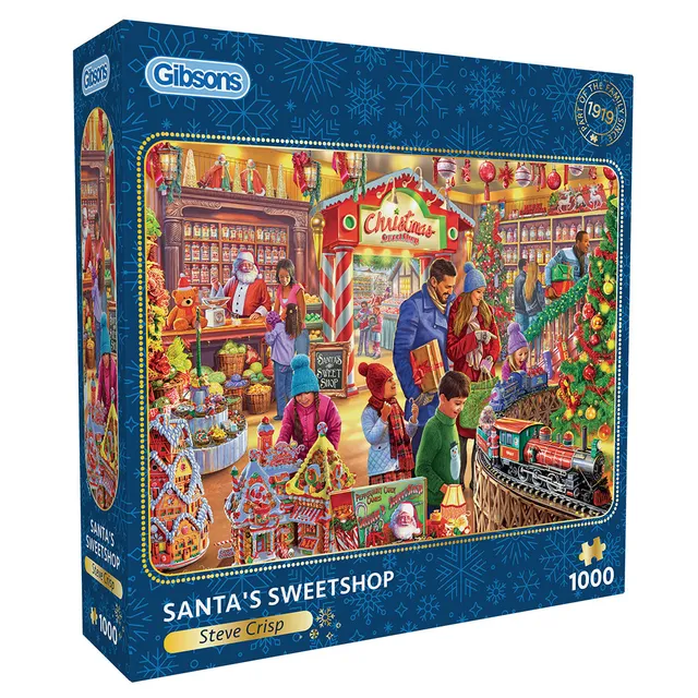 gibsons-santa-s-sweetshop-puzzle-1000-teile-weihnachten image 1