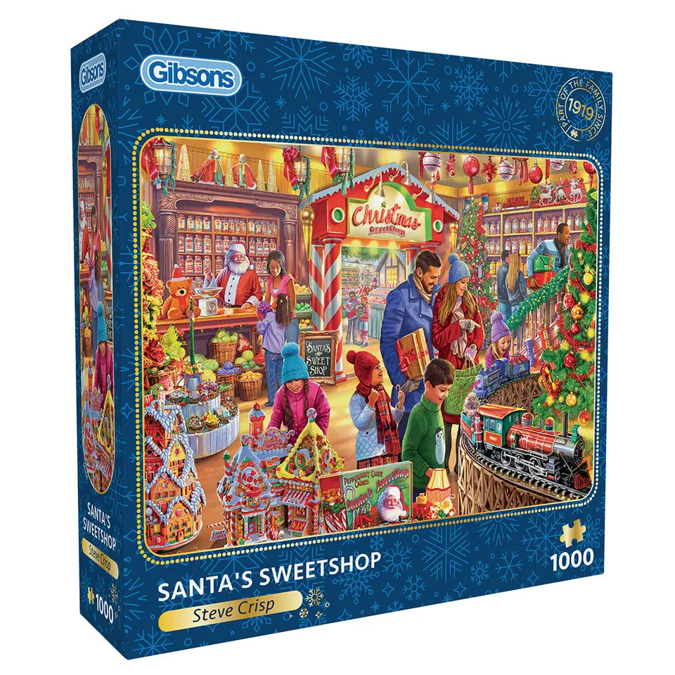 gibsons-santa-s-sweetshop-puzzle-1000-teile-weihnachten image 1