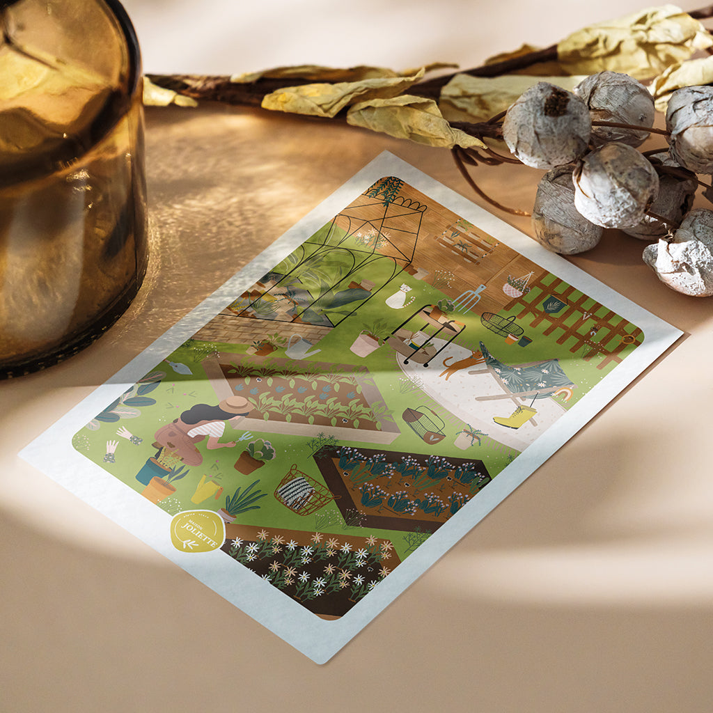 maison-joliette-cartes-postales-jardin-secret-postkarte-umschlag image 7