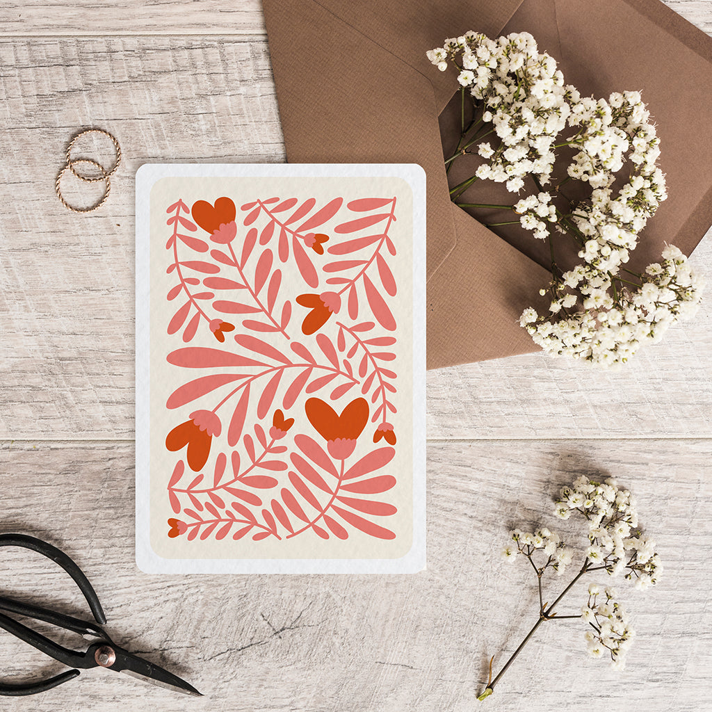 maison-joliette-cartes-postales-love-coeurs-roses-postkarte-a6 image 7