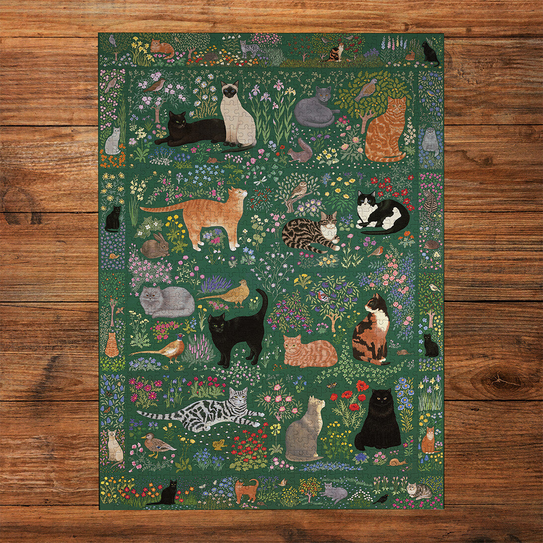 gibsons-tapestry-garden-puzzle-1000-teile-katzen image 4
