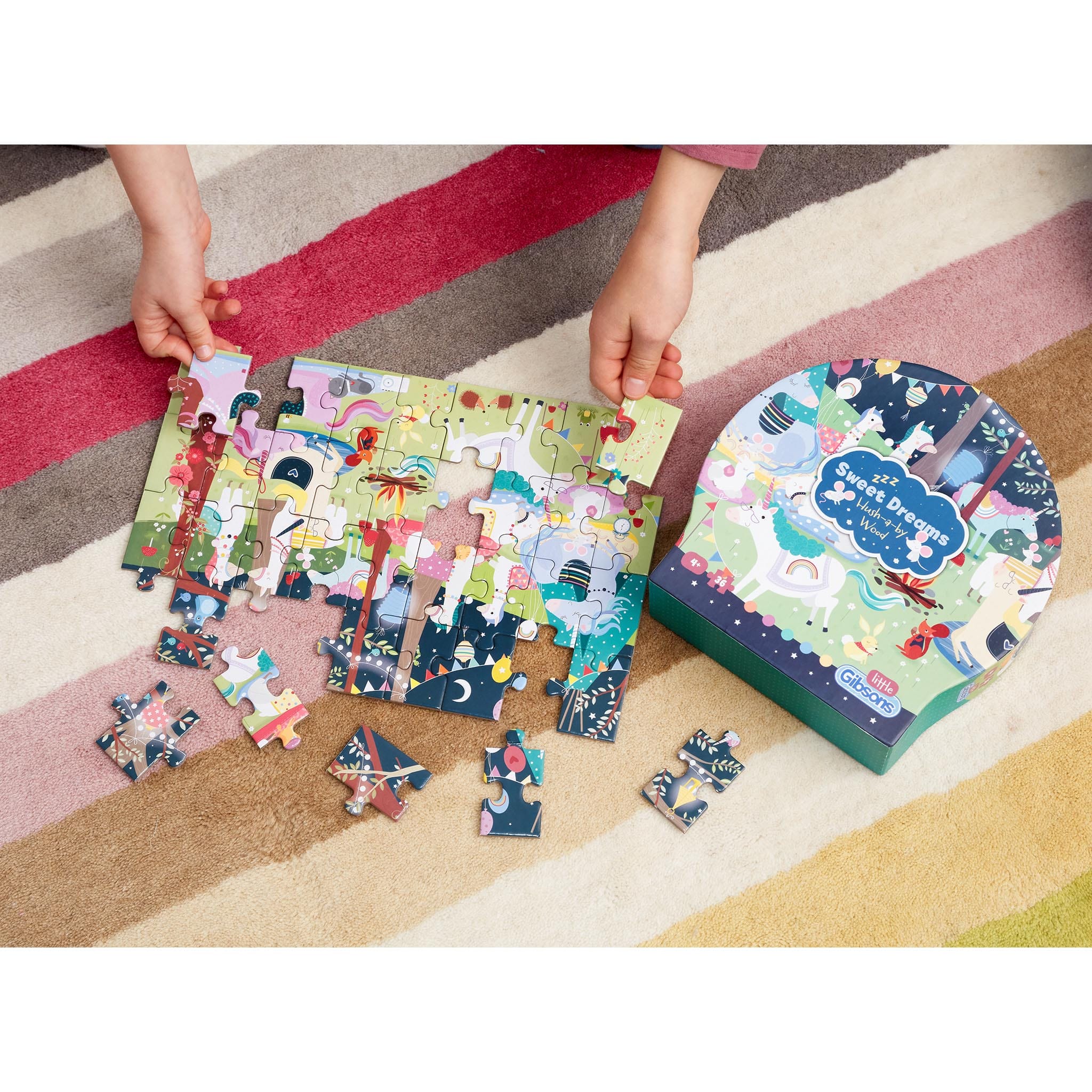 gibsons-sweet-dreams-36-teile-kinderpuzzle-einhorn image 2