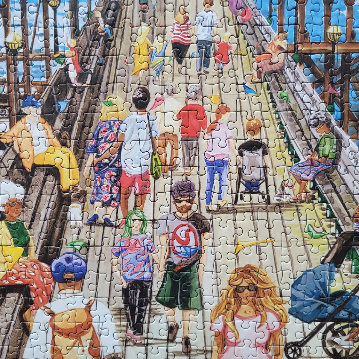 gibsons-traditional-clevedon-pier-puzzle-1000-teile-meer image 2