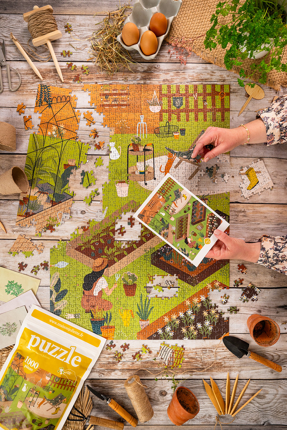 maison-joliette-jardin-secret-puzzle-1000-teile-49x68-cm image 5