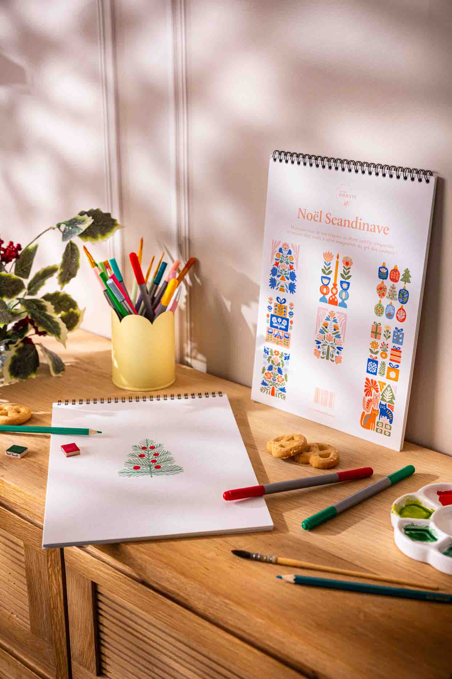 maison-joliette-no-l-scandinave-malbuch-a4-8-bilder-300g image 3