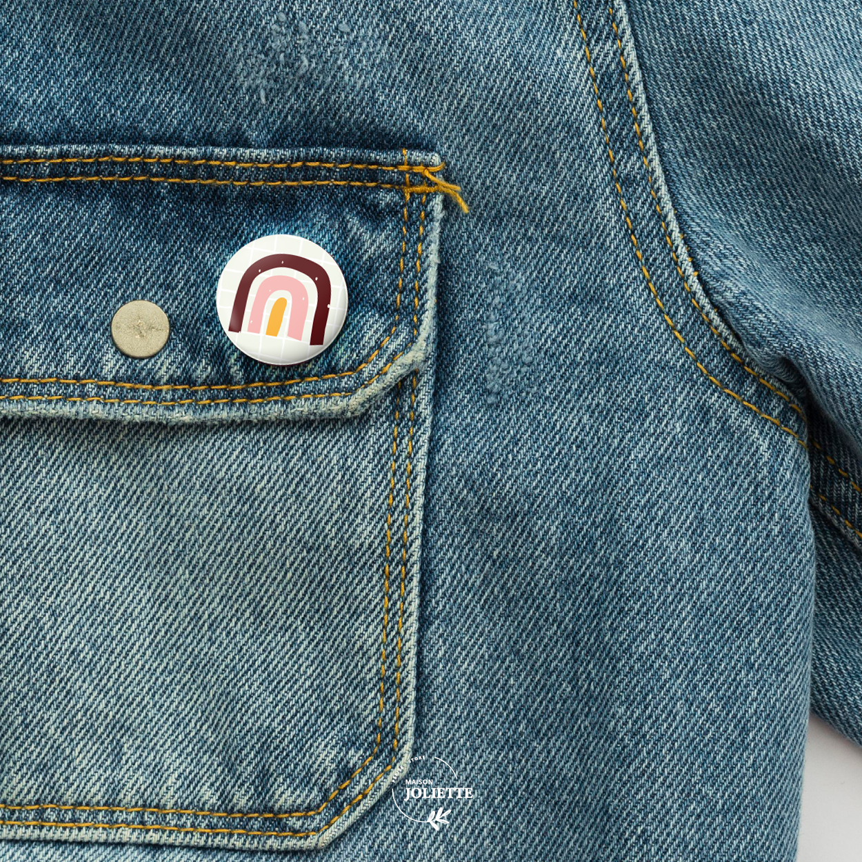 maison-joliette-coup-d-eclat-button-arc-en-ciel-regenbogen-32-mm image 3
