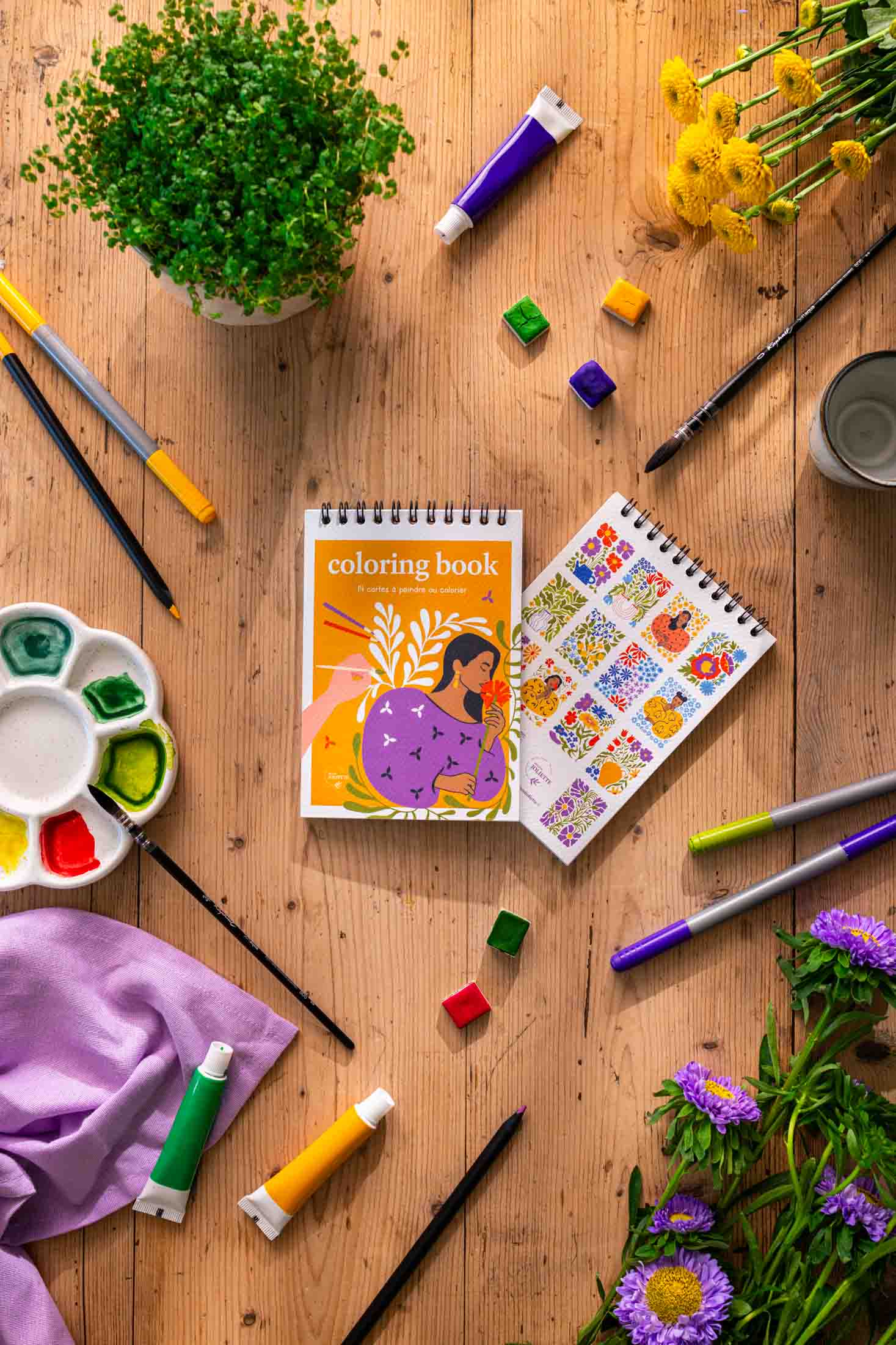 maison-joliette-carnet-coloriage-a6-malbuch-jardin-des-muses-14-motive image 5