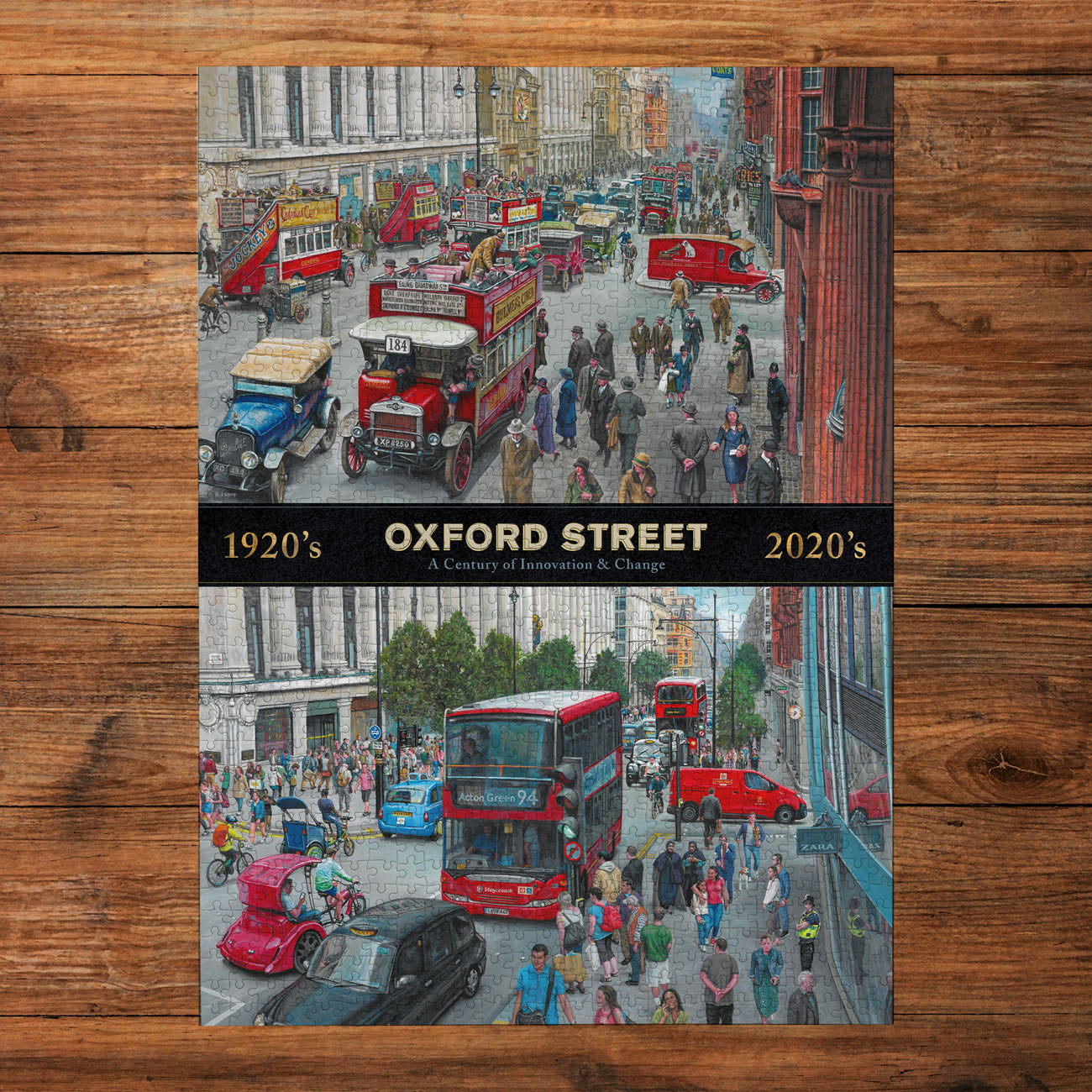 gibsons-oxford-street-through-the-decades-puzzle-1000-teile-london image 2