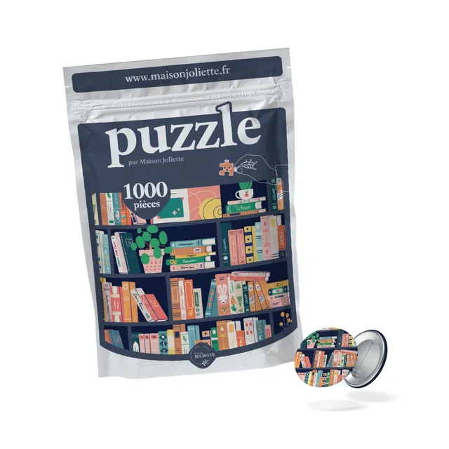 maison-joliette-book-lovers-set-puzzle-1000-teile-button image 1