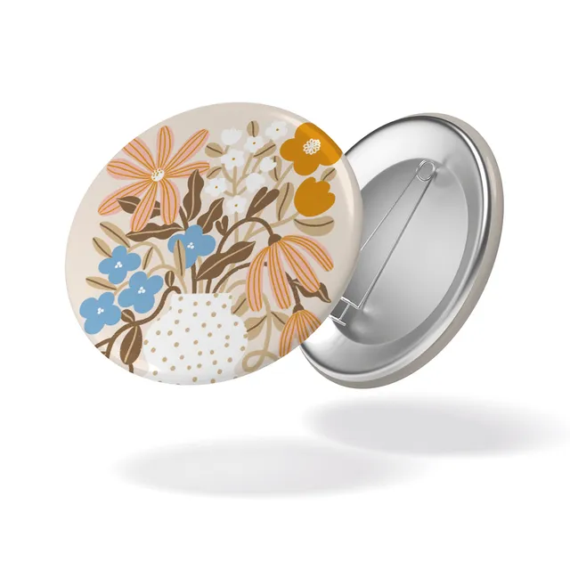 maison-joliette-myosotis-capucine-button-32-mm-matt image 1