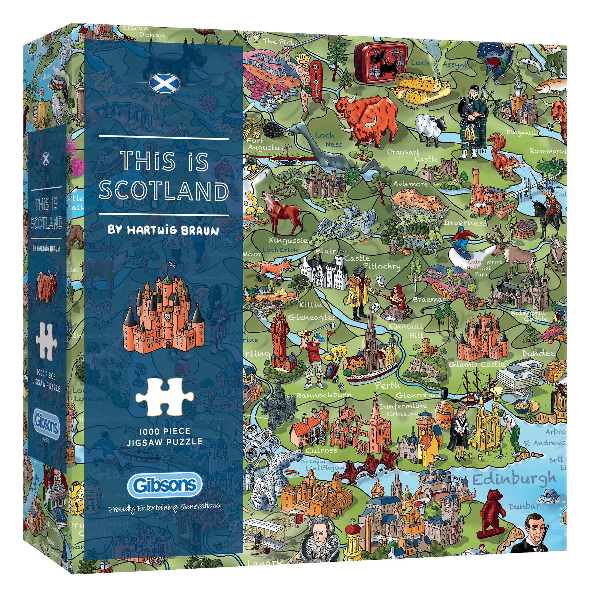 gibsons-this-is-scotland-puzzle-1000-teile-karte image 1
