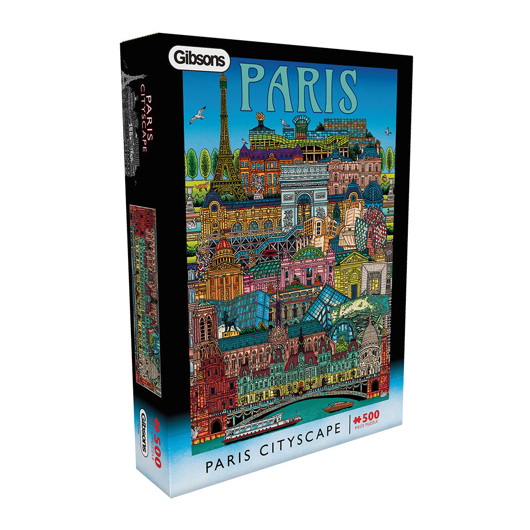 gibsons-paris-cityscape-puzzle-500-teile-frankreich image 1