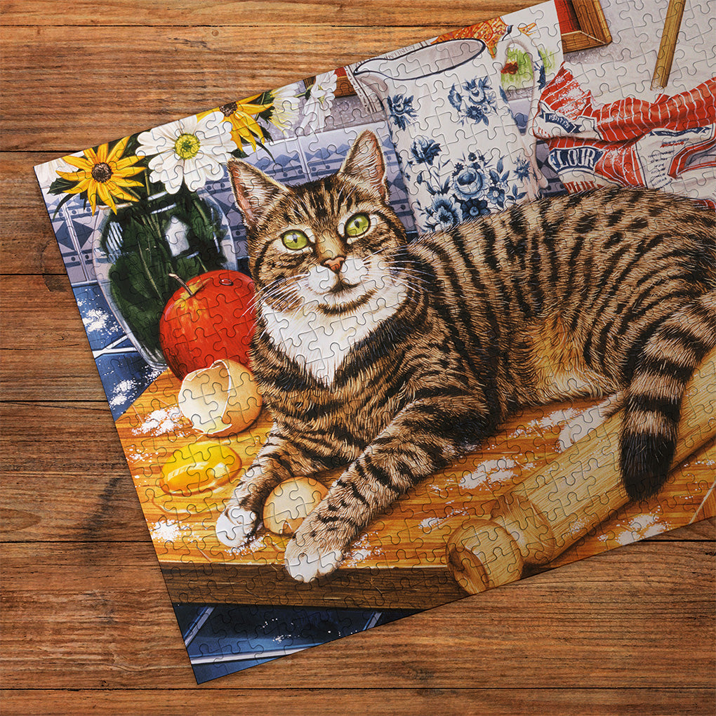 gibsons-a-cracking-bake-puzzle-500-teile-katze image 2