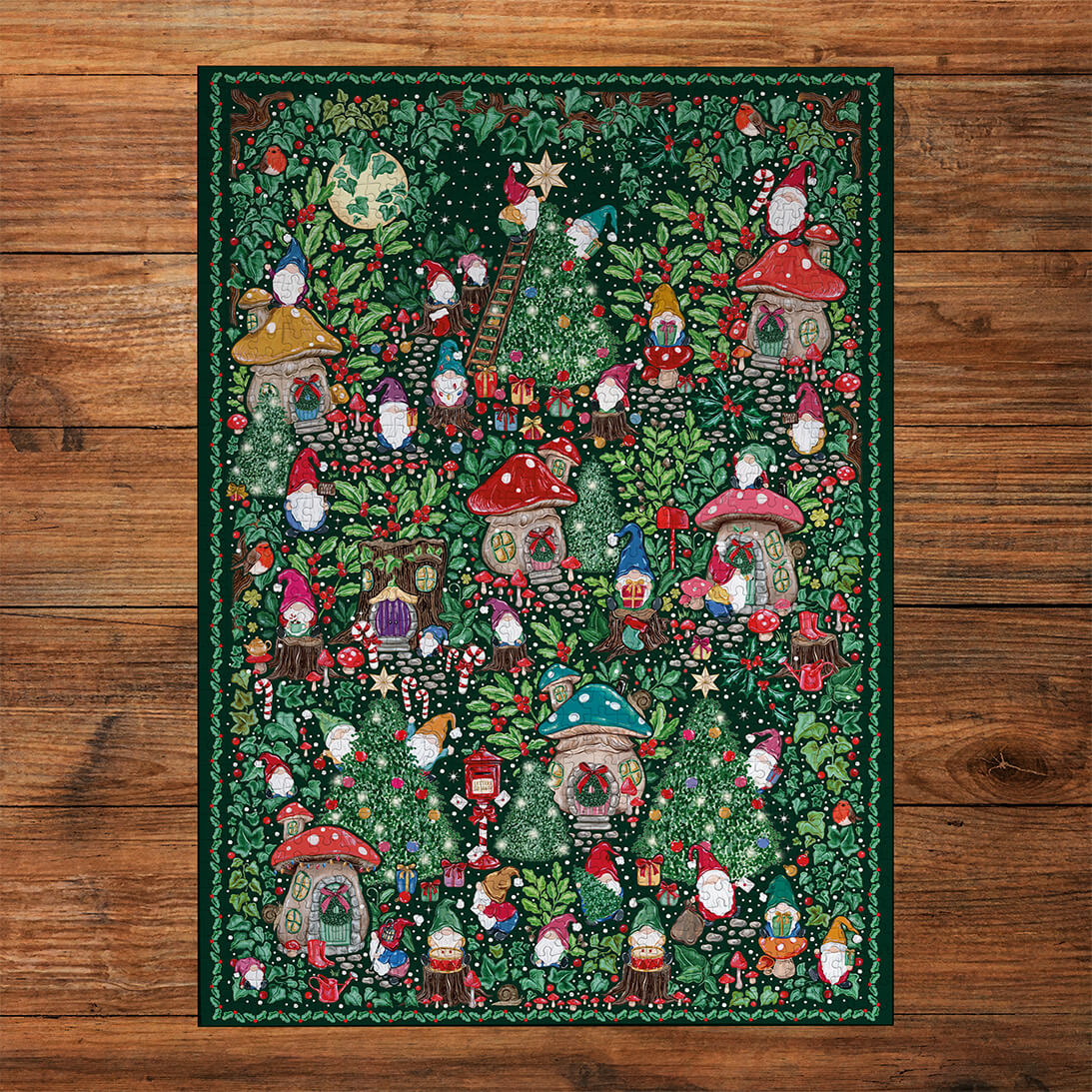 gibsons-the-art-file-christmas-village-puzzle-1000-teile-weihnachten image 2