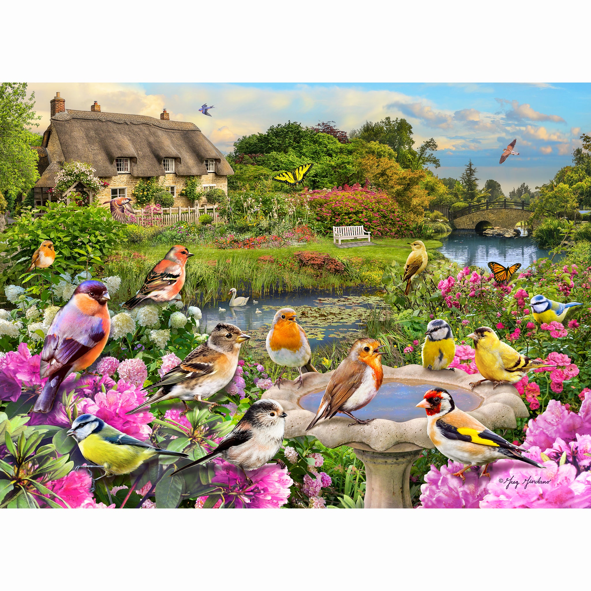 gibsons-birdsong-by-the-stream-1000-teile-puzzle-v-gel image 4