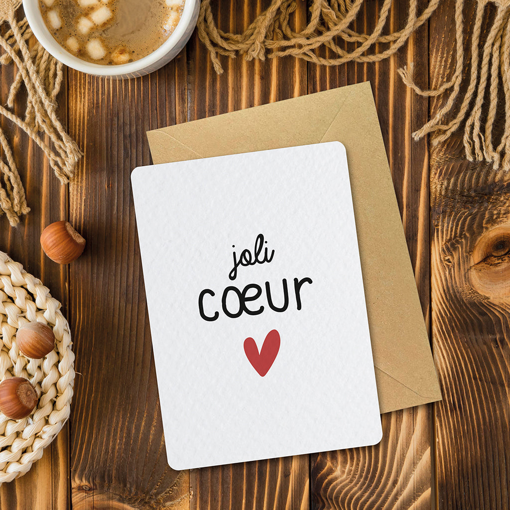 maison-joliette-joli-coeur-postkarte-a6-herz-mit-umschlag image 5