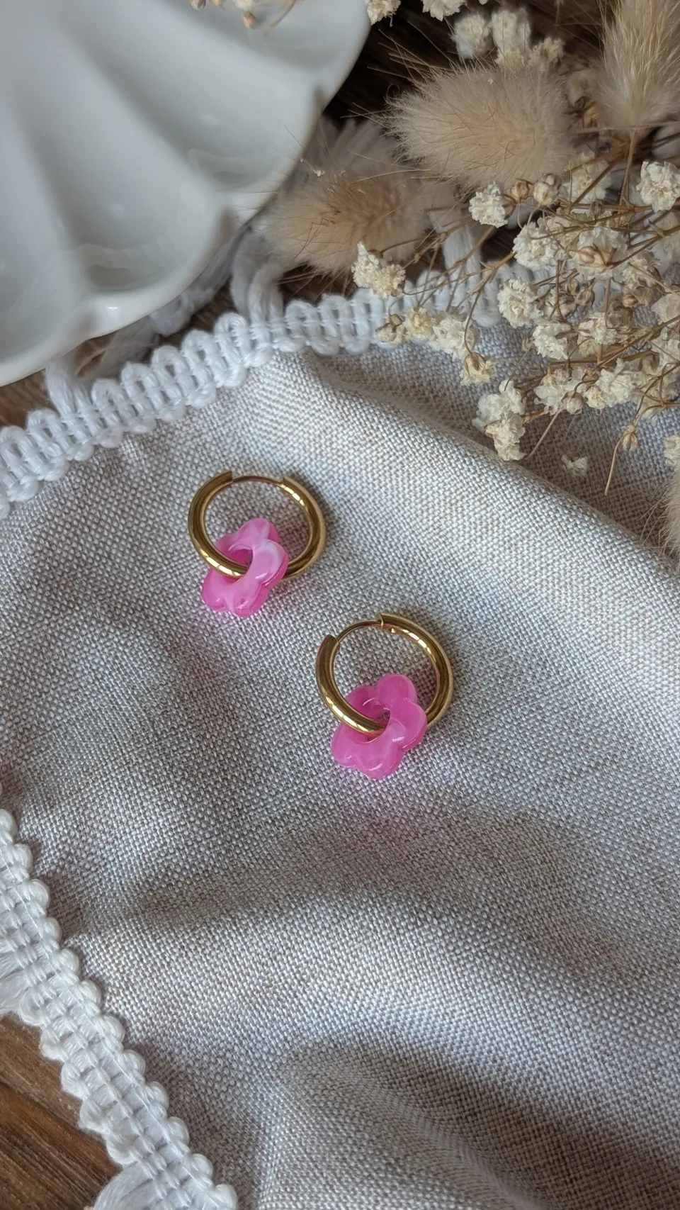 maison-joliette-m-li-m-lo-fleurette-ohrringe-rose-barbie-3in1 image 1