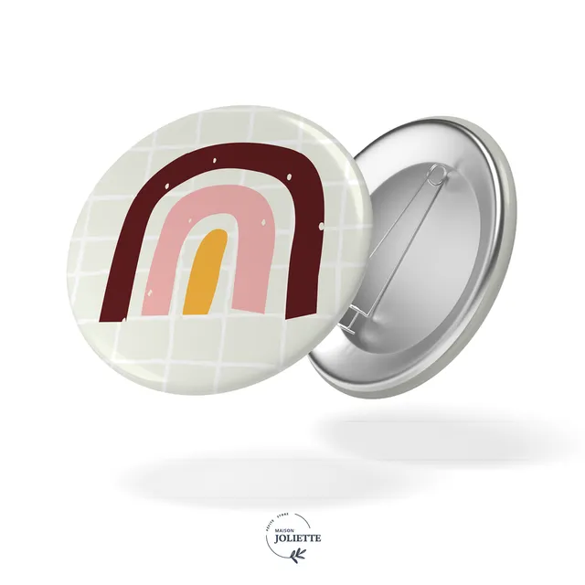 maison-joliette-coup-d-eclat-button-arc-en-ciel-regenbogen-32-mm image 1