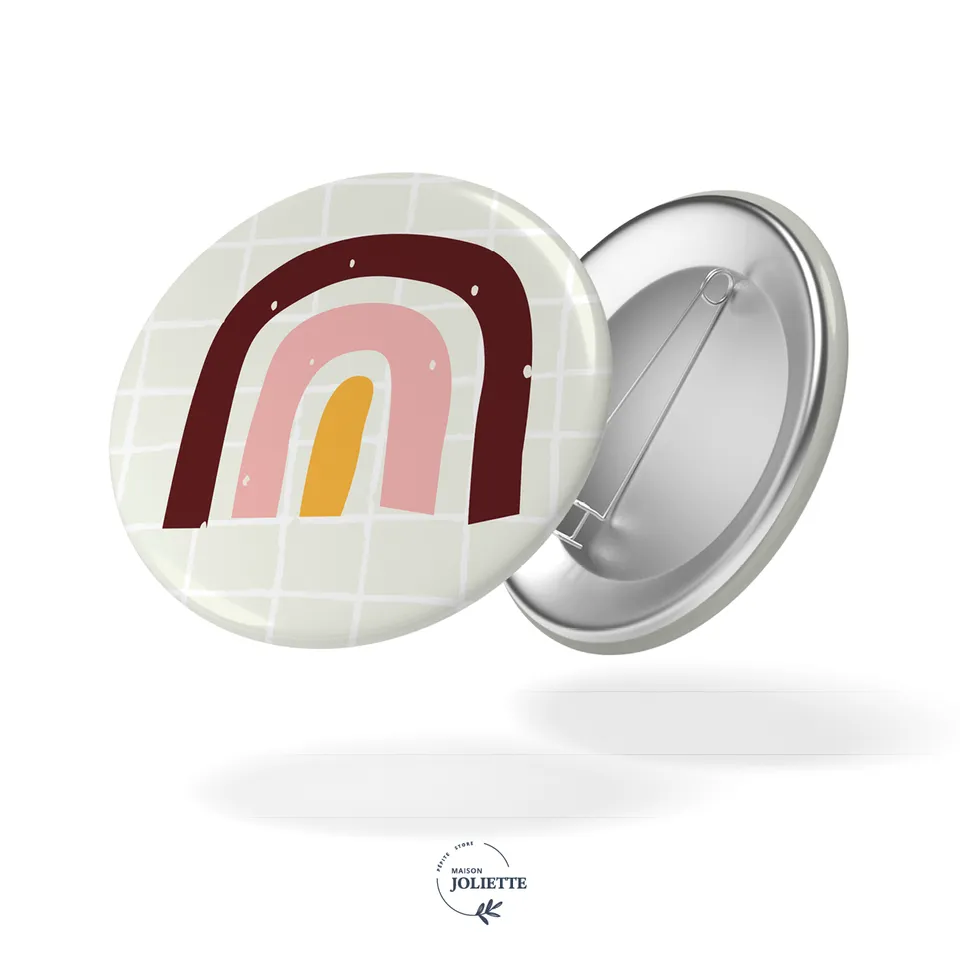 maison-joliette-coup-d-eclat-button-arc-en-ciel-regenbogen-32-mm image 1