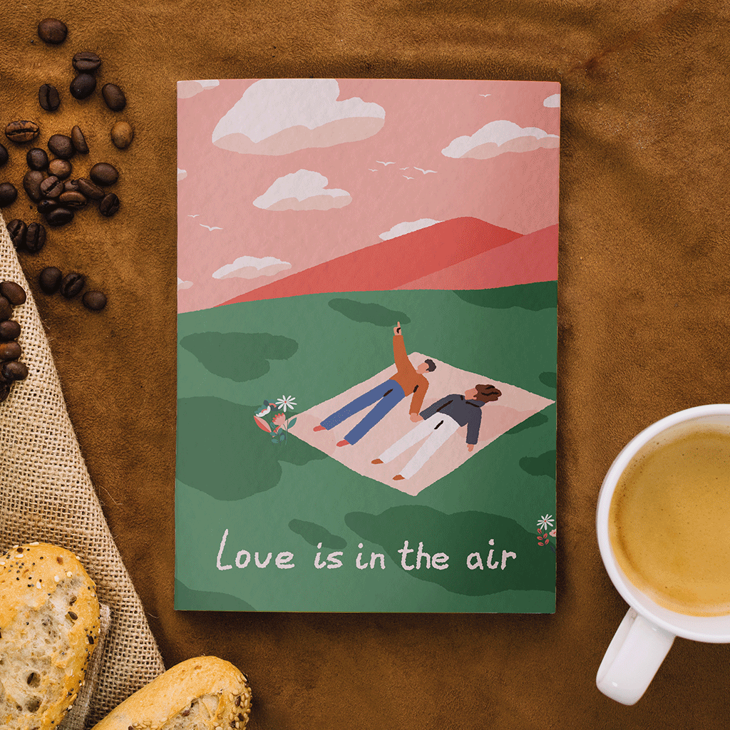 maison-joliette-cahier-a5-love-is-in-the-air-notizbuch-liniert-56-seiten image 6