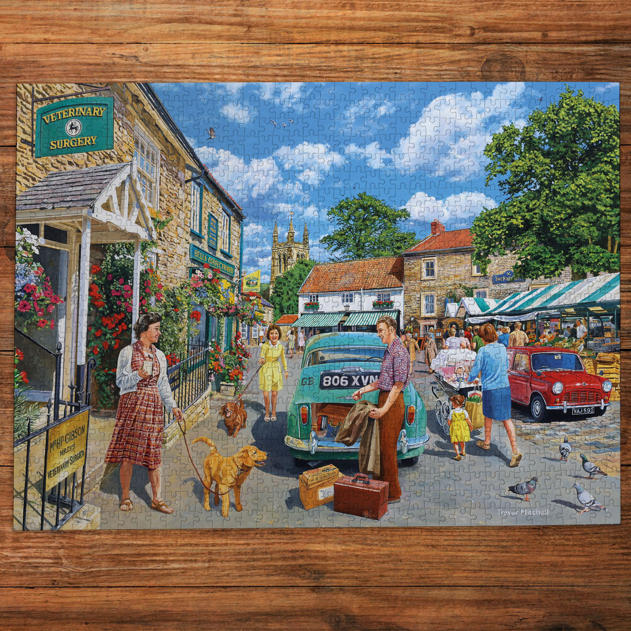 gibsons-vet-on-call-puzzle-1000-teile-tierarzt-hund image 3