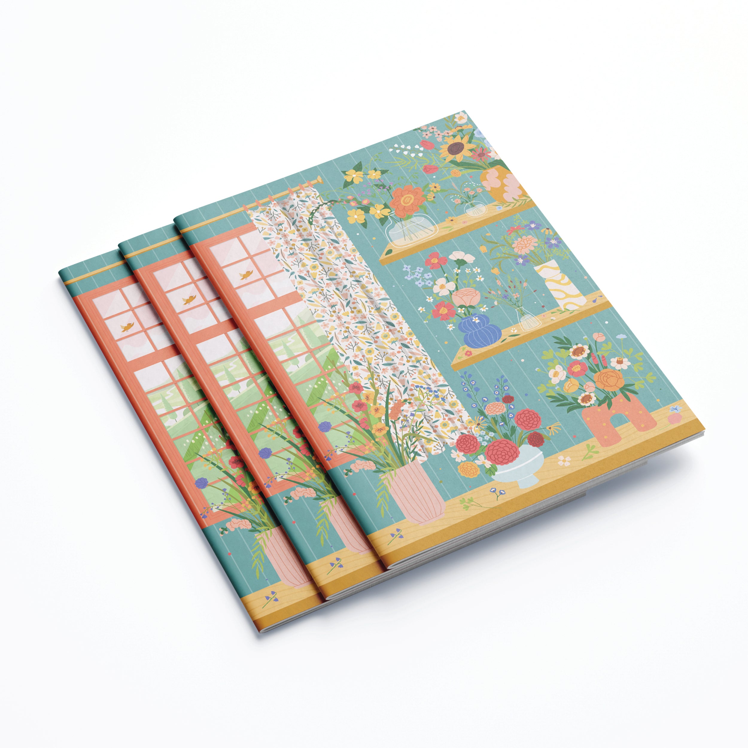 maison-joliette-flower-addict-notizbuch-a5-liniert-56-seiten image 1