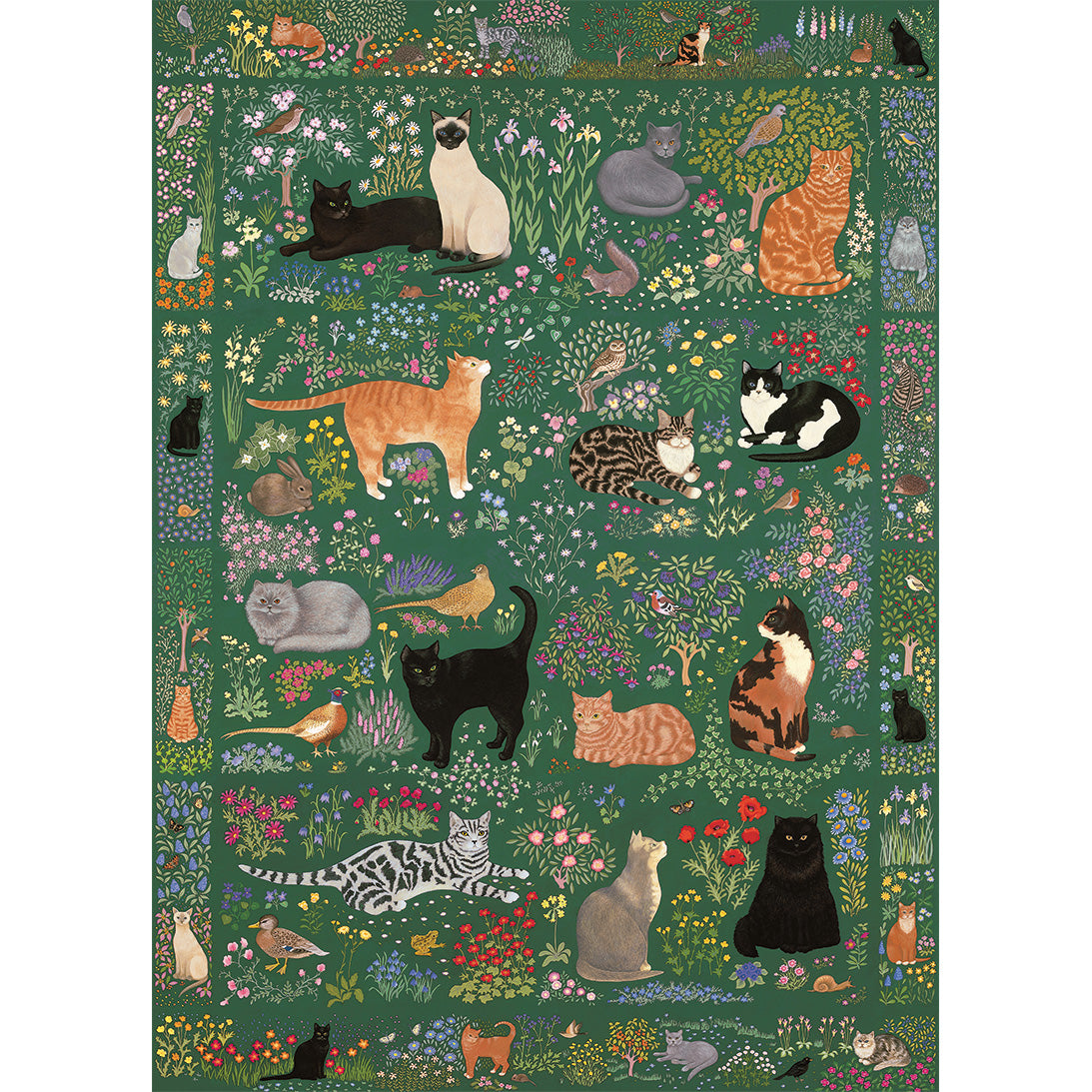 gibsons-tapestry-garden-puzzle-1000-teile-katzen image 5