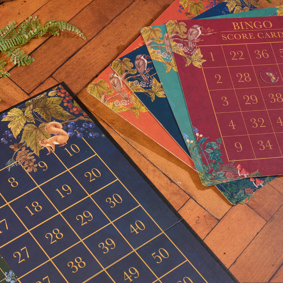 gibsons-the-art-file-bingo-gesellschaftsspiel-wald-8-boards image 3