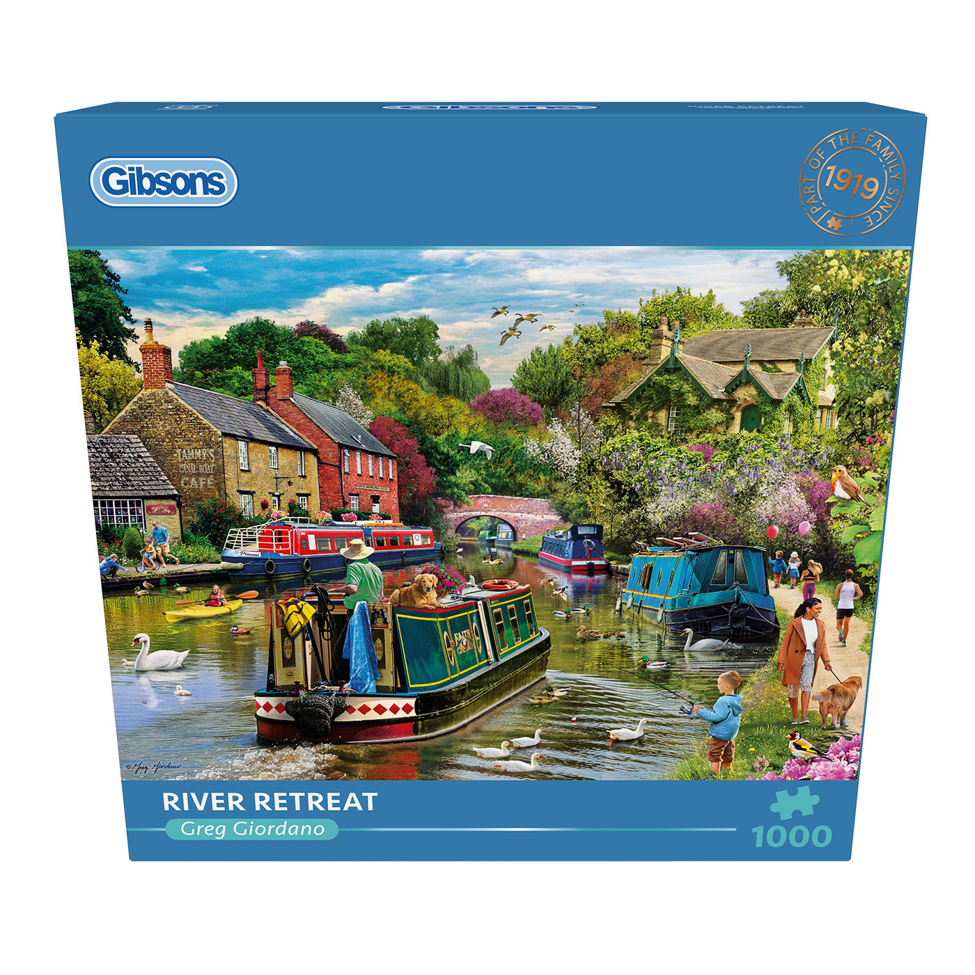 gibsons-traditional-river-retreat-puzzle-1000-teile-flussboot image 4