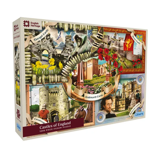 gibsons-castles-of-england-puzzle-1000-teile-burgen image 1