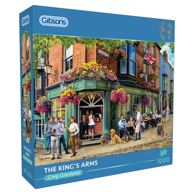 gibsons-the-king-s-arms-puzzle-1000-teile-pub-london-motiv image 1