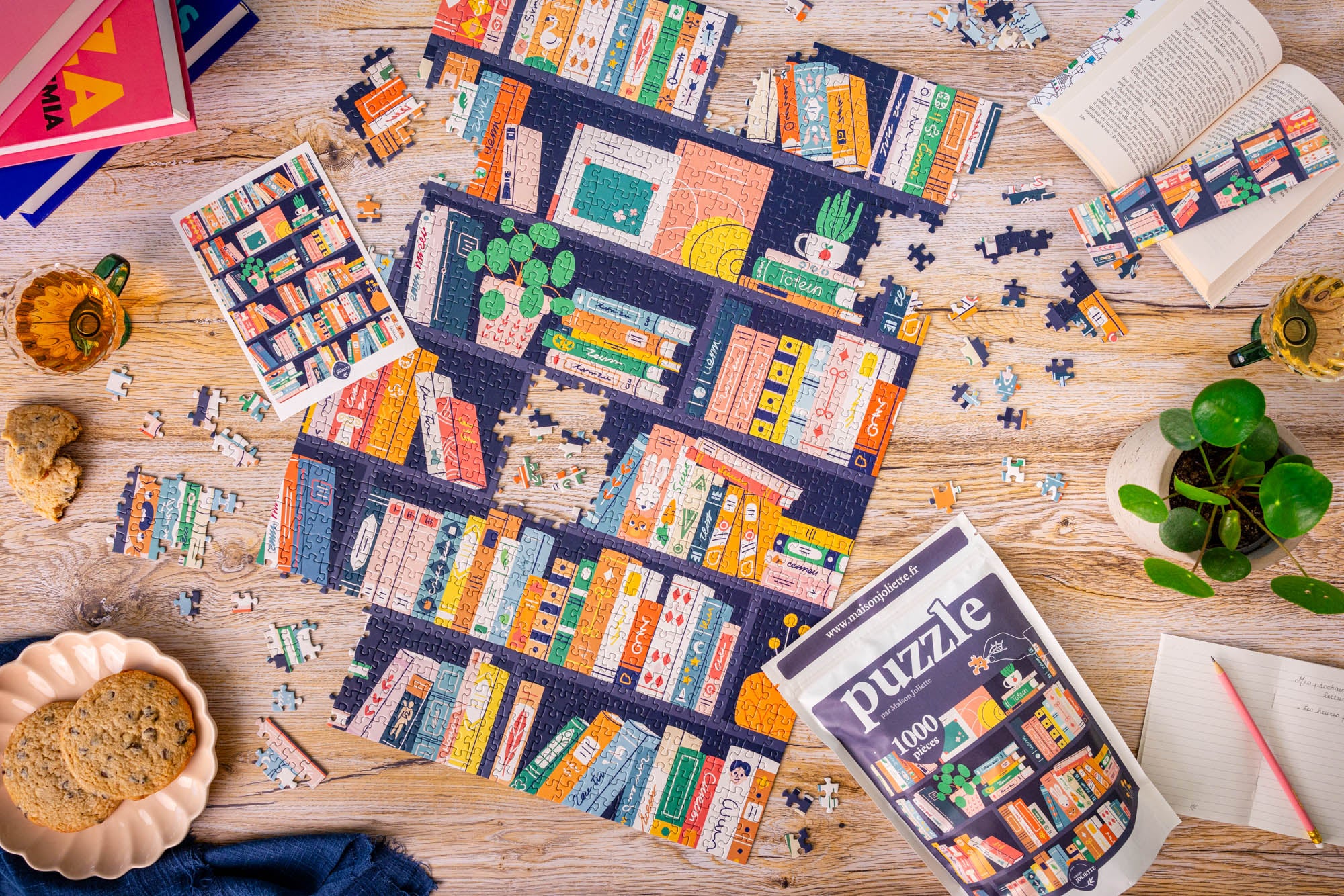 maison-joliette-book-lovers-puzzle-1000-teile-49x68-cm image 4