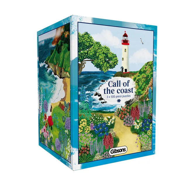 gibsons-call-of-the-coast-puzzle-set-3x500-teile-k-ste image 1