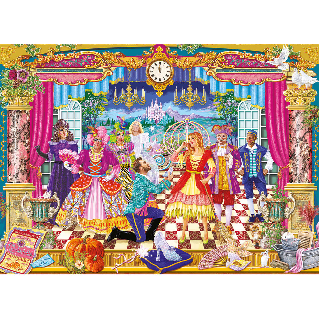gibsons-the-glass-slipper-1000-teile-puzzle-weihnachten image 7