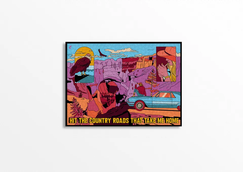 piece-love-puzzles-1000-st-ck-hit-the-road-by-kiblind-reise image 1