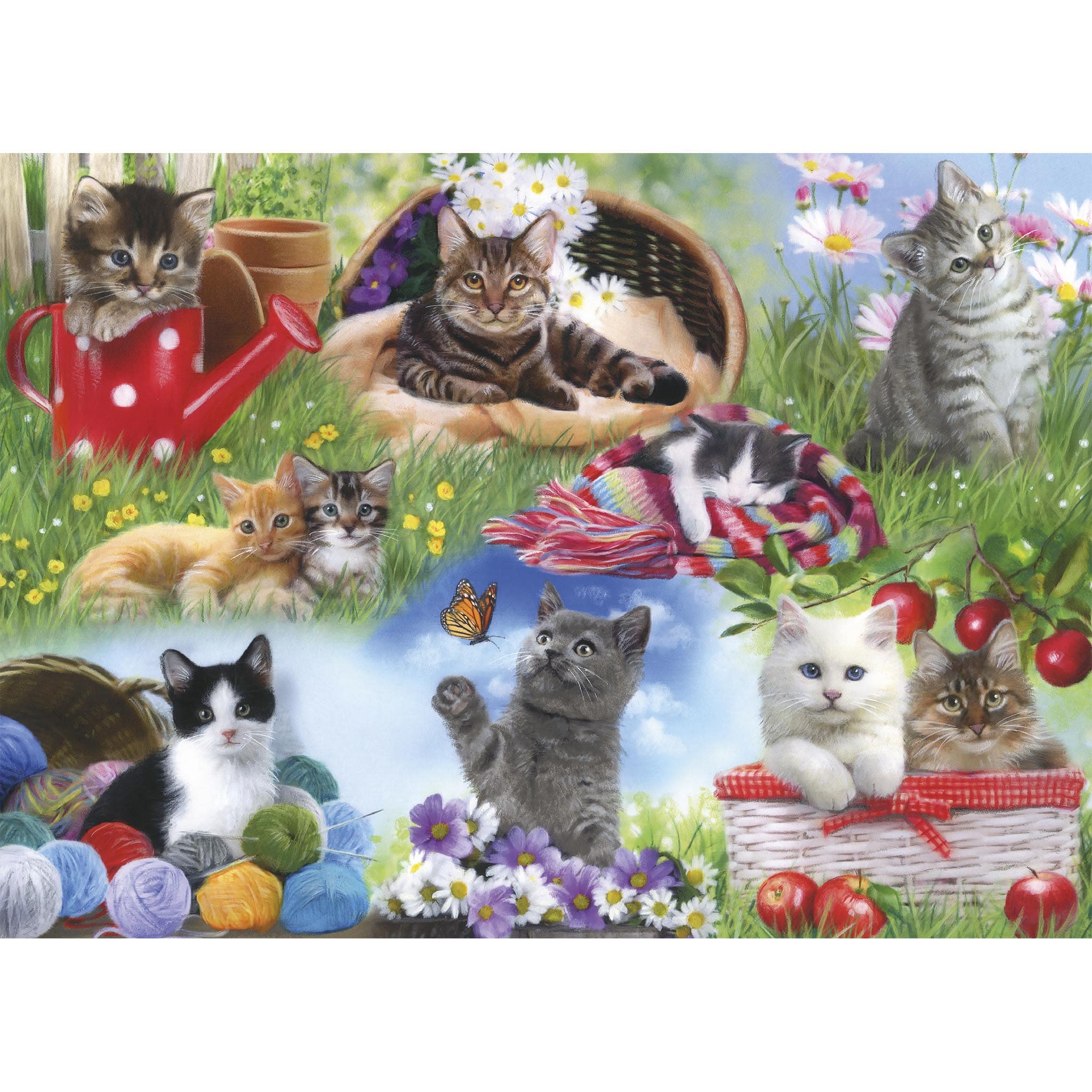 gibsons-cats-12-xxl-teile-kinderpuzzle-katzen image 2