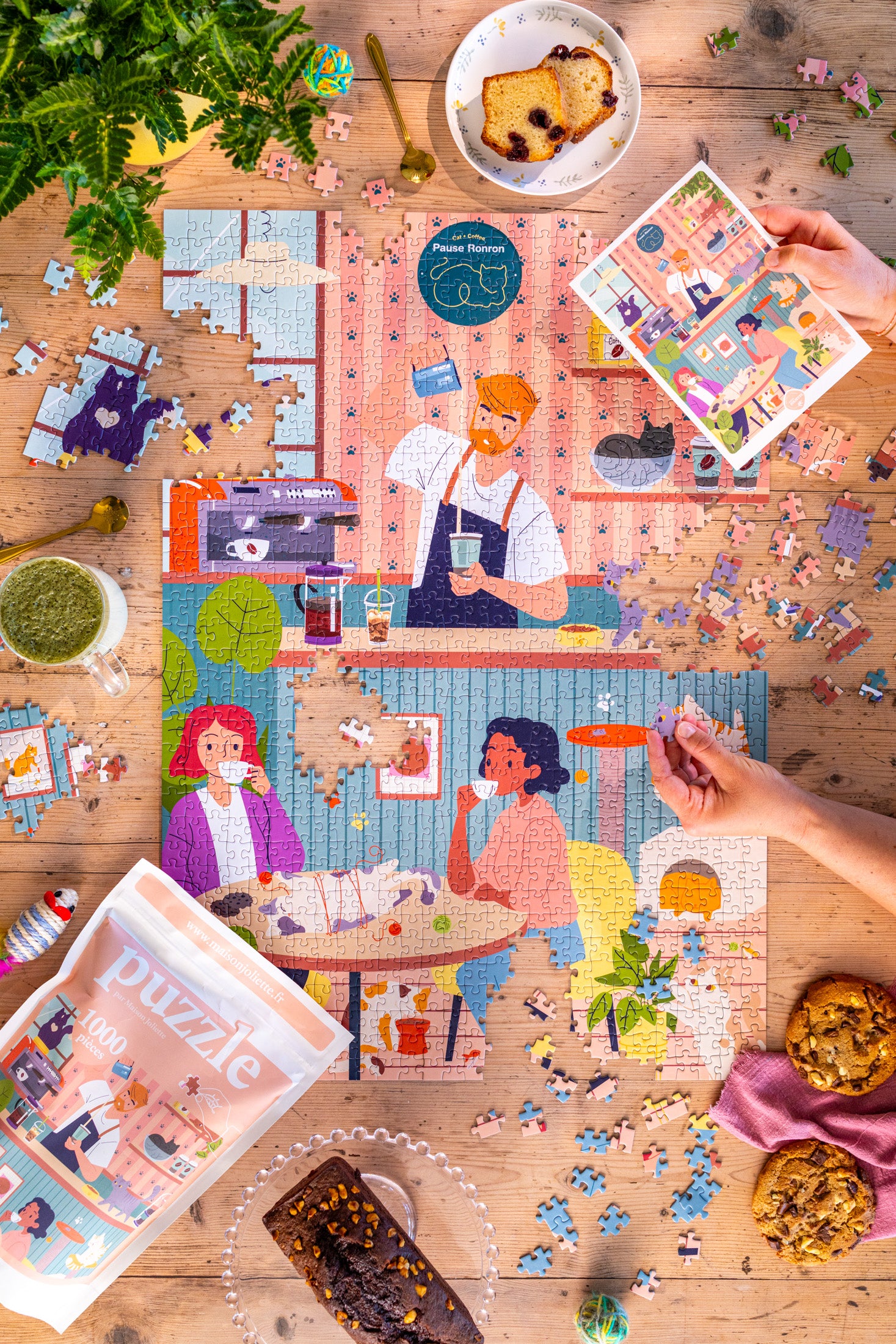 maison-joliette-pause-ronron-puzzle-1000-teile-49x68 image 6