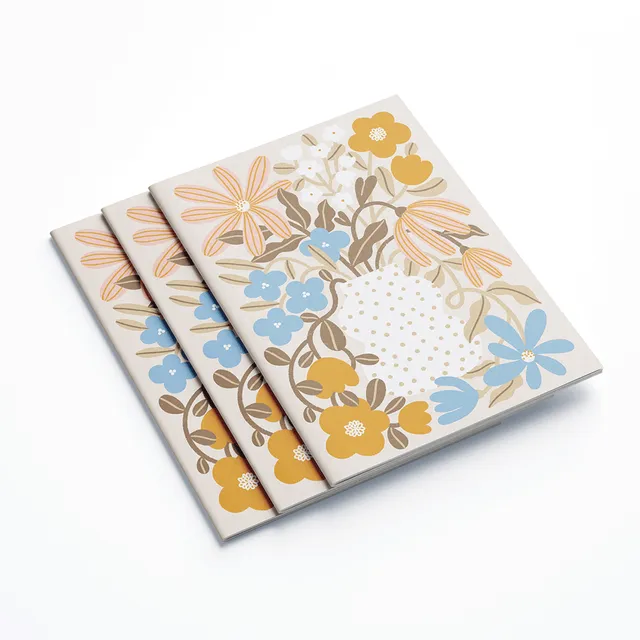 maison-joliette-cahier-a5-myosotis-capucine-notizbuch-liniert image 1