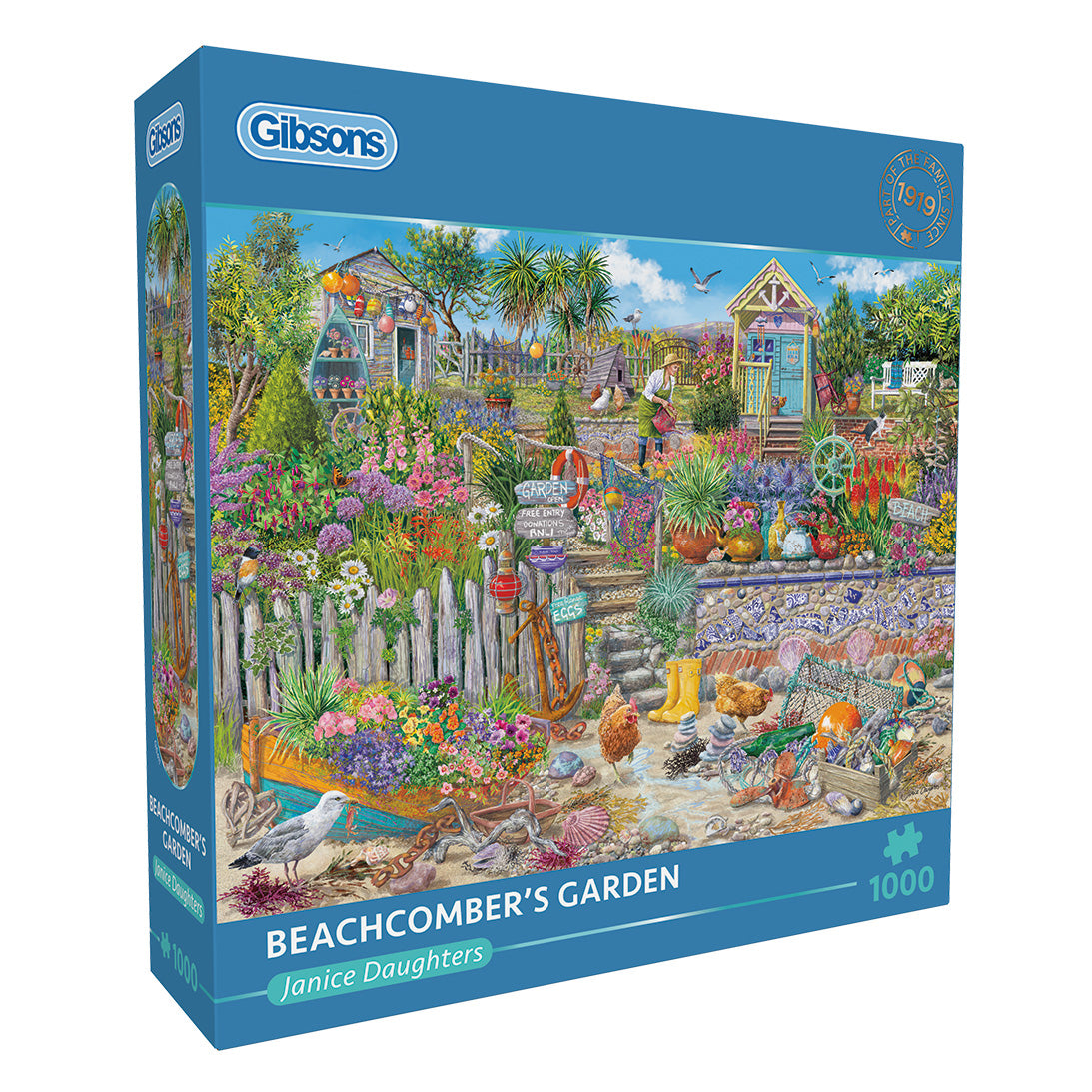 gibsons-beachcombers-garden-puzzle-1000-teile-garten image 1