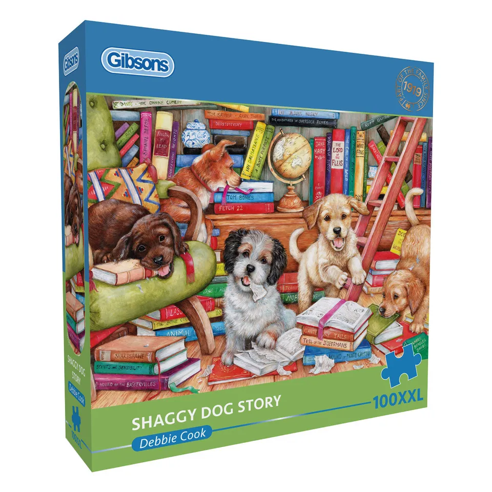 gibsons-shaggy-dog-story-puzzle-100-xxl-hunde image 1