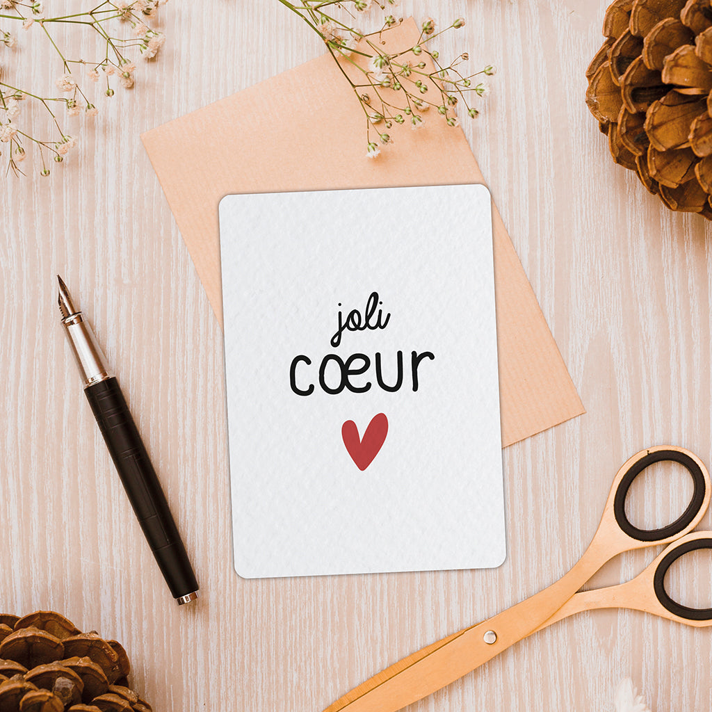 maison-joliette-joli-coeur-postkarte-a6-herz-mit-umschlag image 7