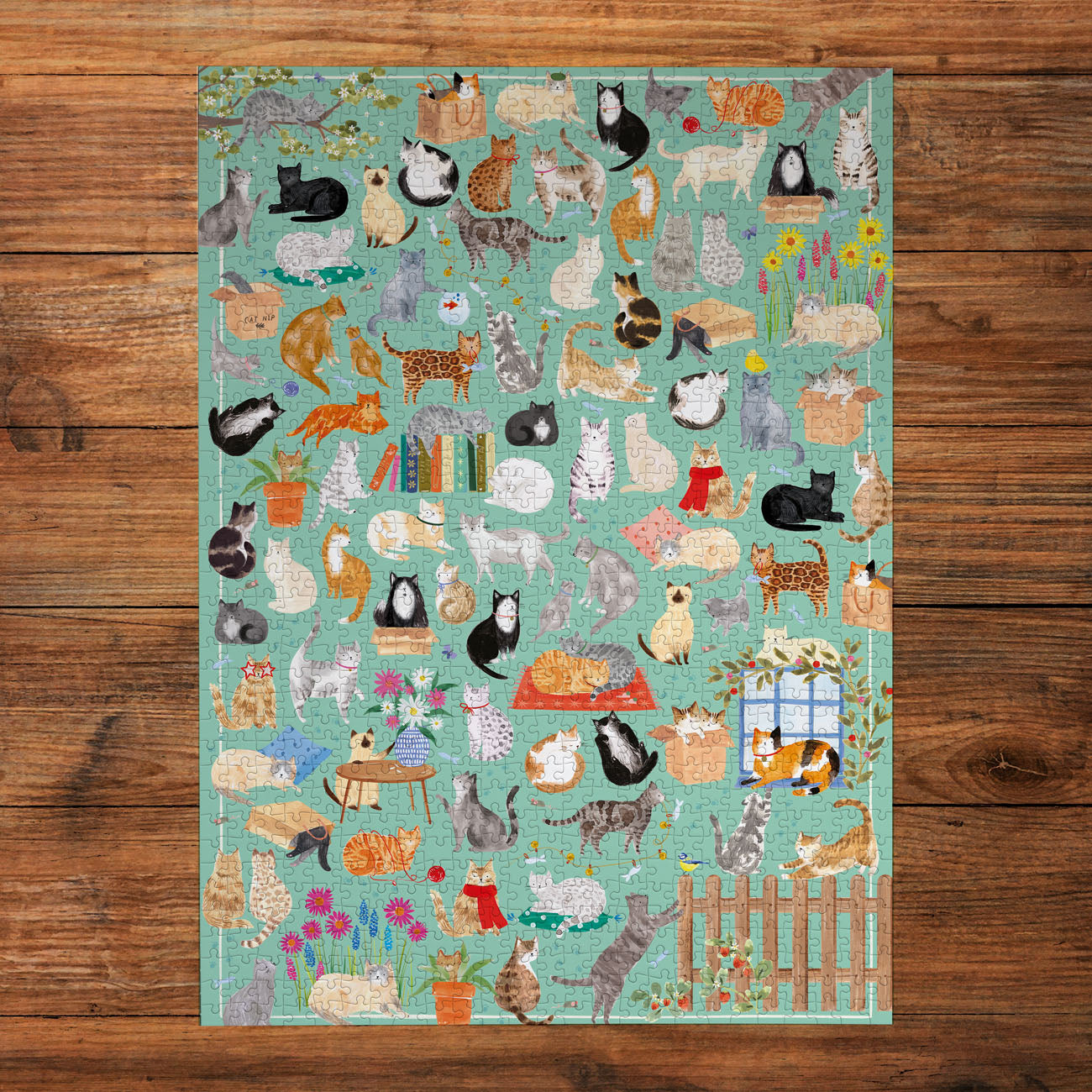 gibsons-it-s-a-cat-s-life-puzzle-1000-teile-katzen image 2