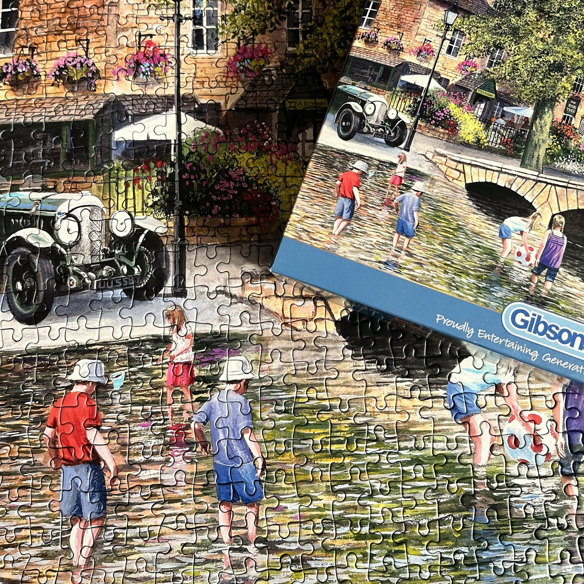 gibsons-bourton-on-the-water-puzzle-1000-teile-dorf image 3