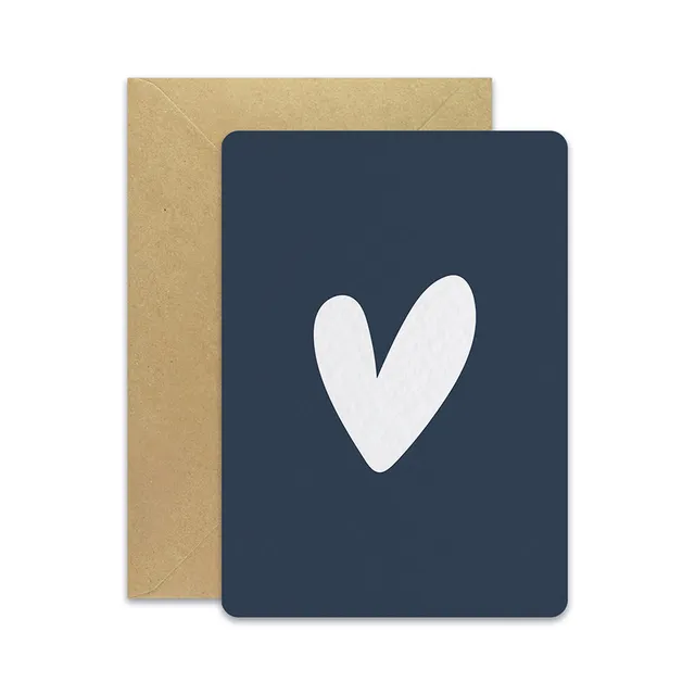 maison-joliette-cartes-postales-c-ur-bleu-postkarte-mit-umschlag image 1