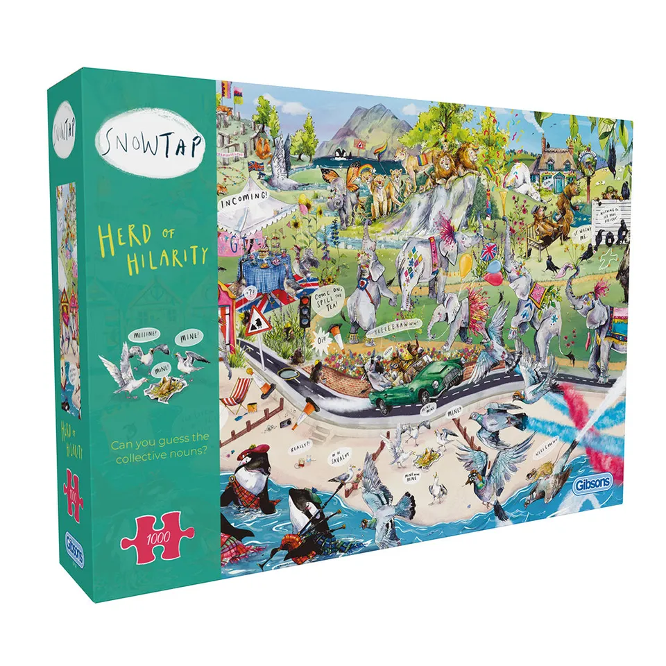 gibsons-herd-of-hilarity-puzzle-1000-teile-tiere-humor-snowtap image 1