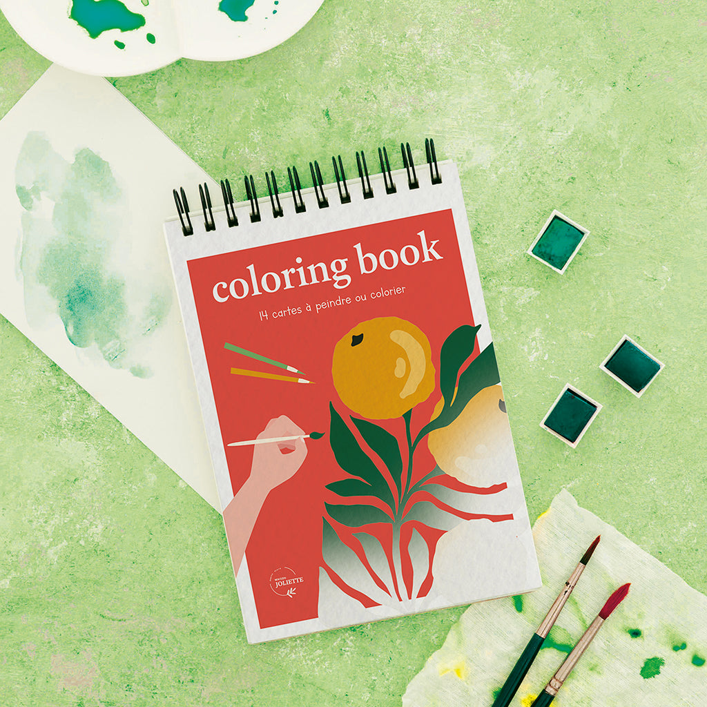 maison-joliette-carnet-a6-tropical-malbuch-14-seiten-300g image 7