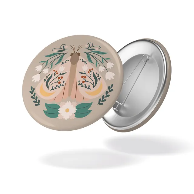 maison-joliette-badges-boho-butterfly-papillon-button-32-mm image 1