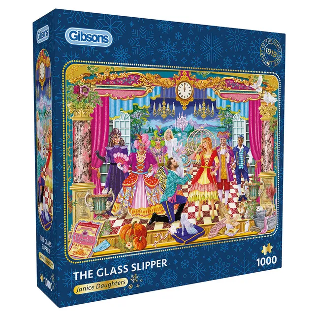 gibsons-the-glass-slipper-1000-teile-puzzle-weihnachten image 1