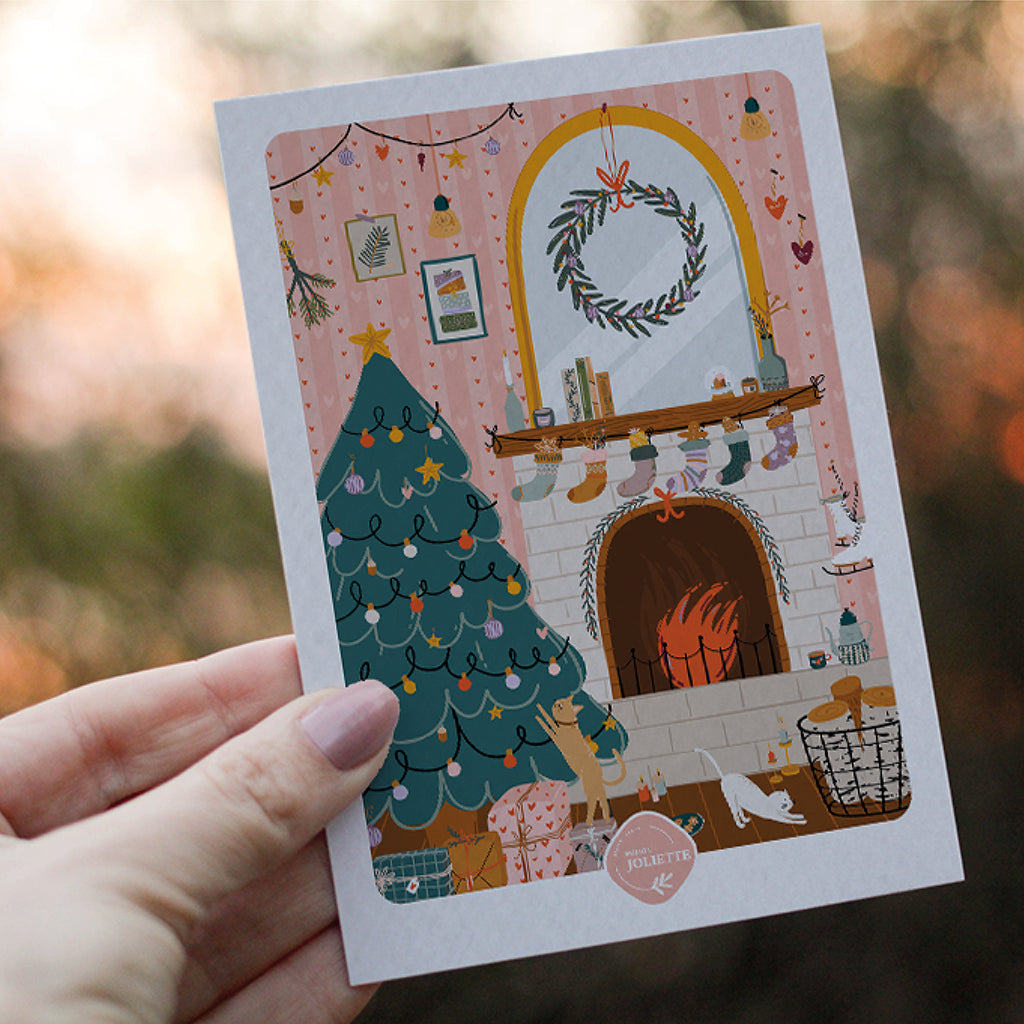 maison-joliette-au-coin-du-feu-postkarte-mit-umschlag image 4