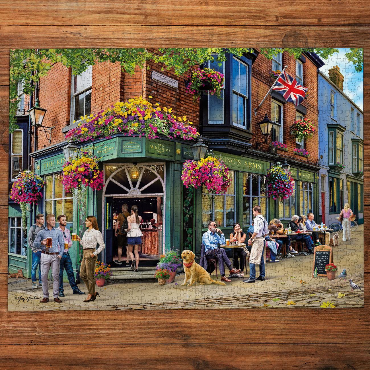 gibsons-the-king-s-arms-puzzle-1000-teile-pub-london-motiv image 2